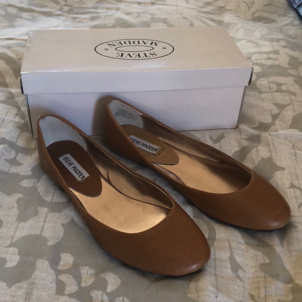 Steve Madden Leather Ballet Flats